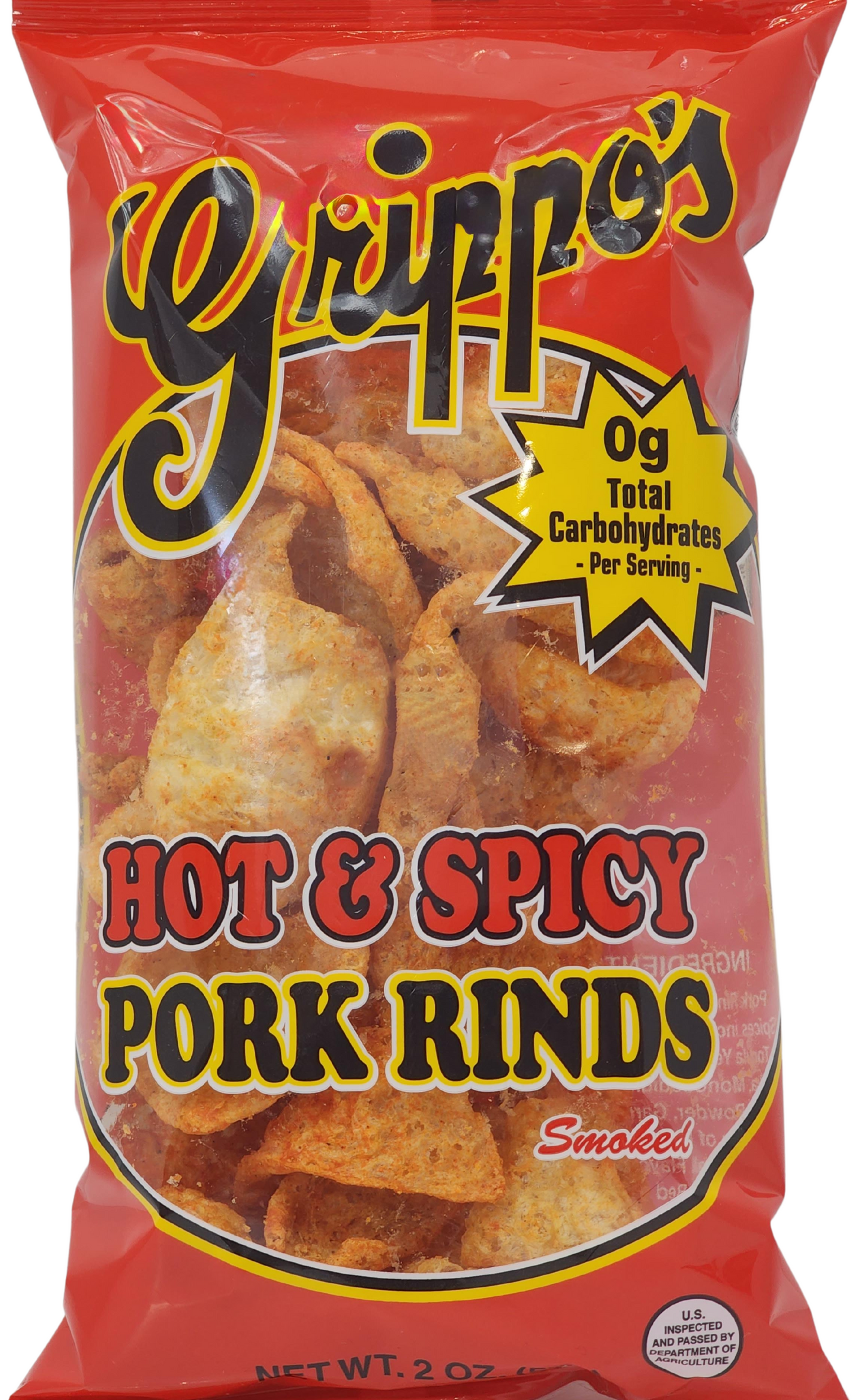 Grippo's Hot Pork Rinds